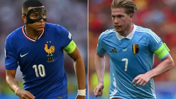 دي بروين نجم بلجيكا ومبابي قائد فرنسا