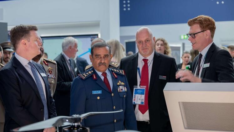 جانب من مشاركة سعادة رئيس الأركان في الافتتاح