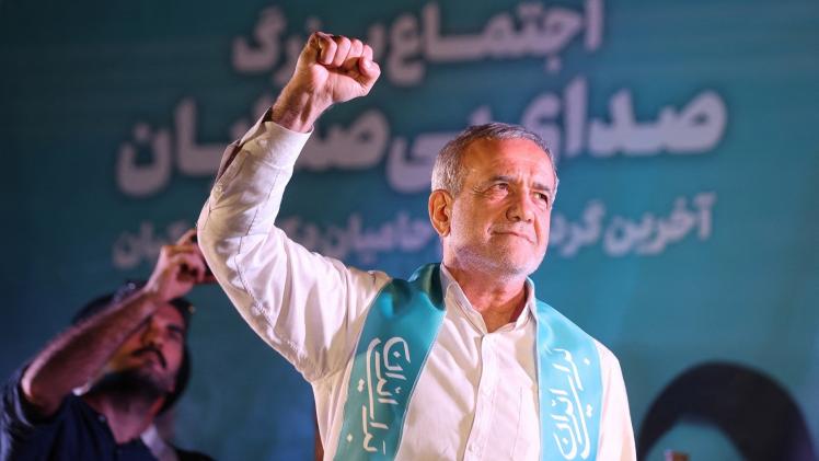 الرئيس الإيراني المنتخب مسعود بزشكيان