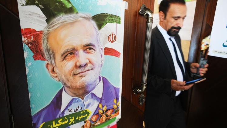 الرئيس الإيراني المنتخب مسعود بيزشكيان