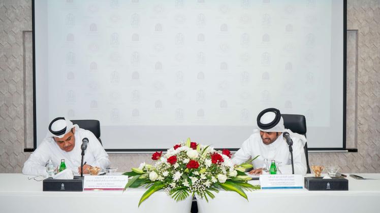 جانب من توقيع الاتفاقية