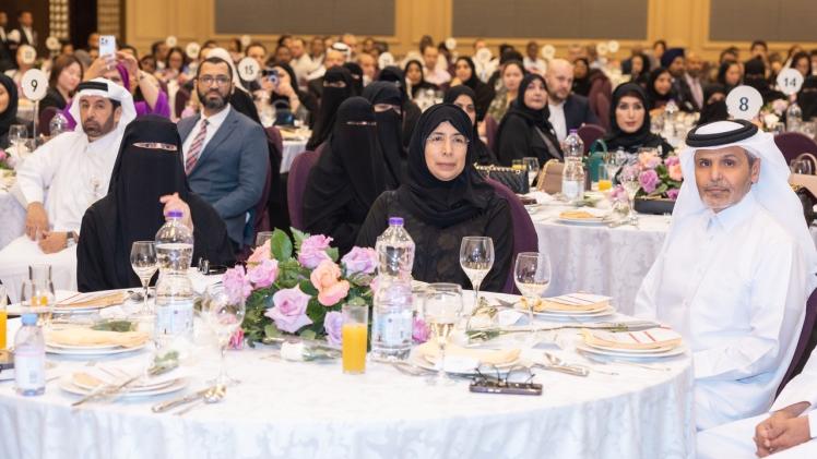 جانب من مشاركة سعادة وزير الصحة العامة بالحفل