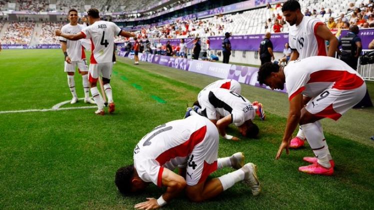 لاعبو منتخب مصر الأولمبي