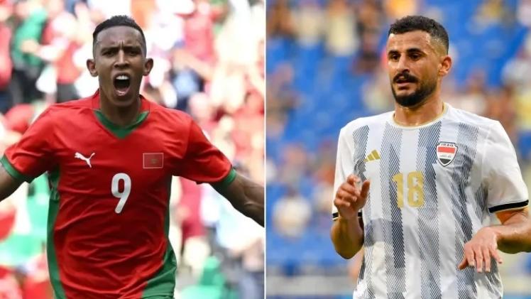 العراق ضد المغرب في أولمبياد باريس