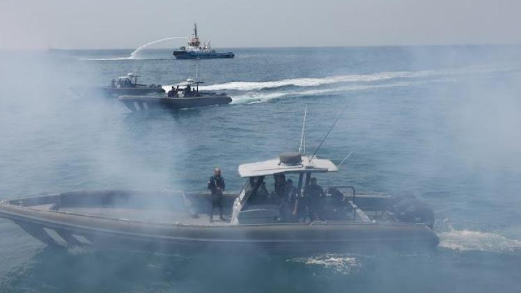 جانب من التمرين