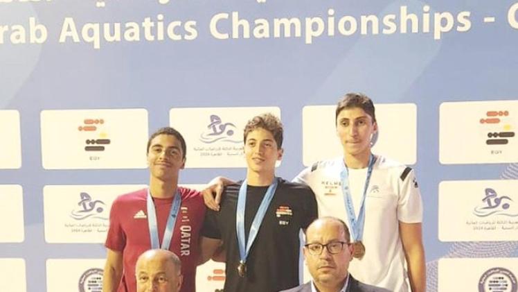 جانب من تتويج الفائزين