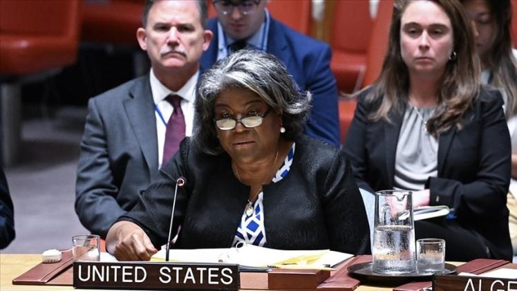 المندوبة الأمريكية الدائمة بمجلس الأمن ليندا توماس غرينفيلد