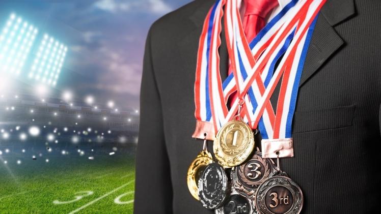 الميداليات الأولمبية مصنوعة من الذهب والفضة والبرونز