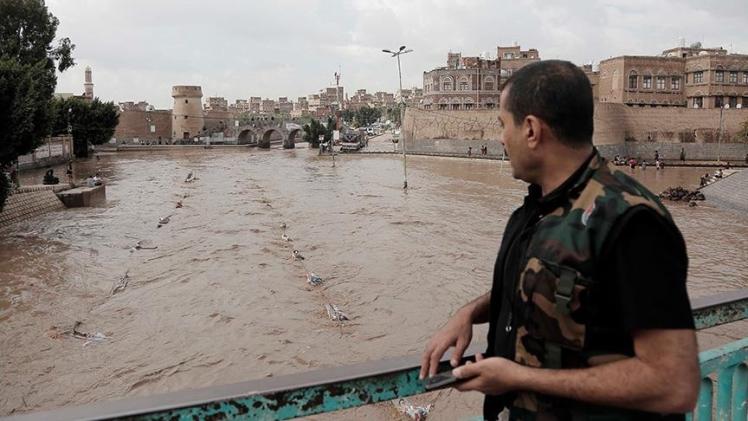 آثار السيول في اليمن