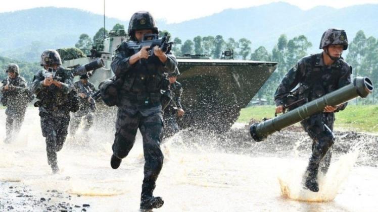 جانب من المناورات