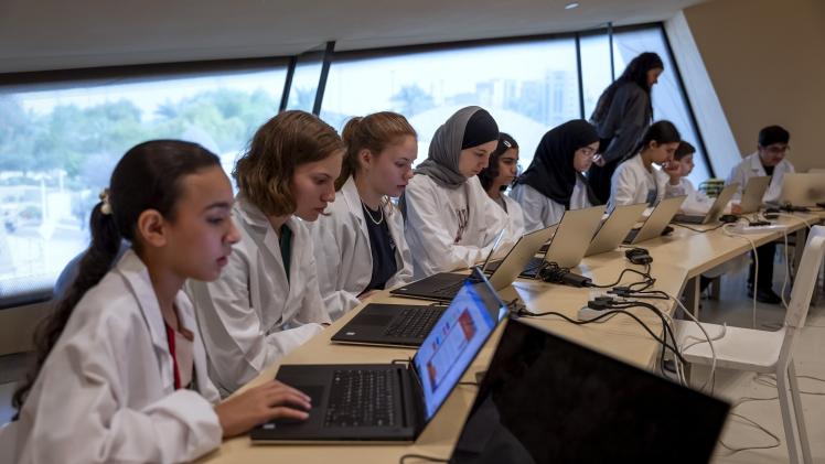 جانب من المخيم