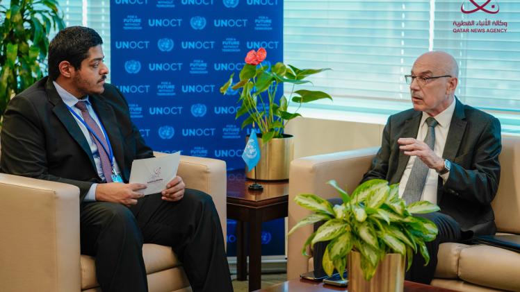 وكيل الأمين العام للأمم المتحدة خلال حواره مع وكالة الأنباء القطرية