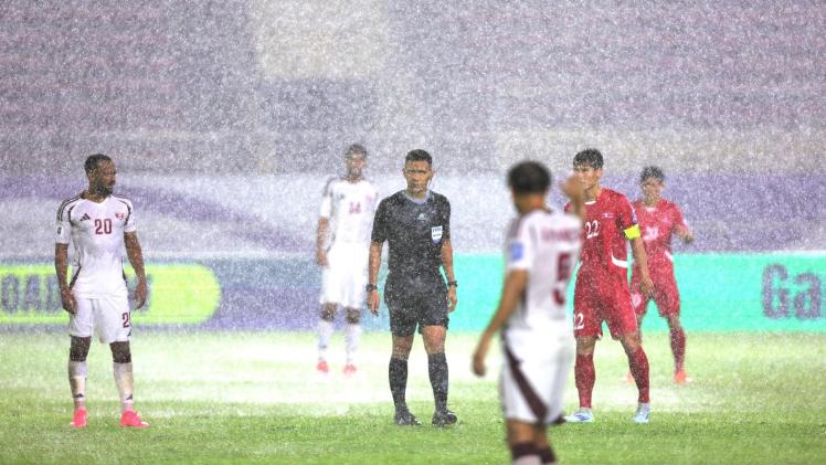 مباراة قطر وكوريا الشمالية