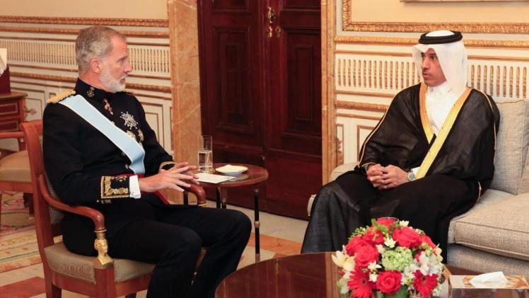 جانب من تسليم أوراق الاعتماد