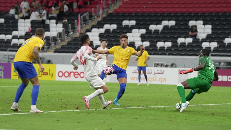 جانب من المباراة