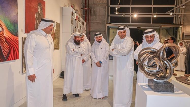 جانب من افتتاح المعرض