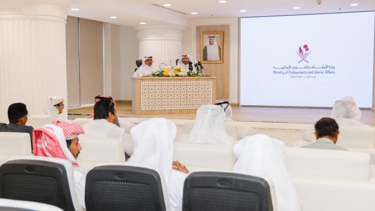 جانب من المؤتمر الصحفي