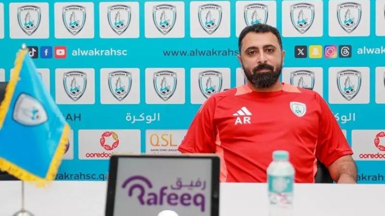 علي رحمة المري المدير الفني لفريق الوكرة