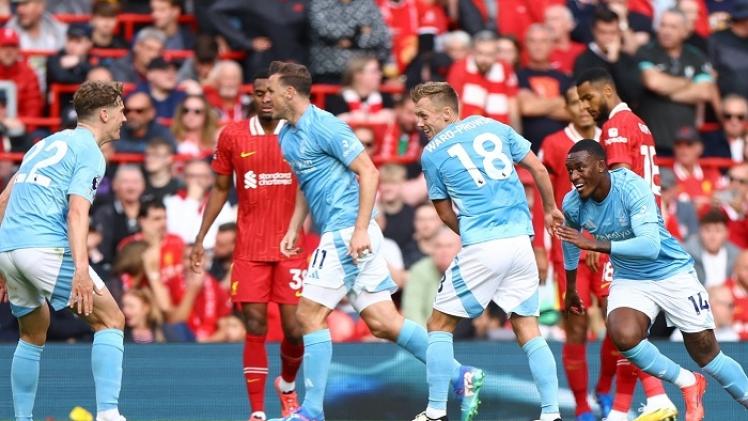 مباراة ليفربول ونوتنجهام