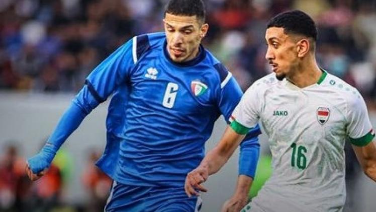 مباراة سابقة بين العراق والكويت