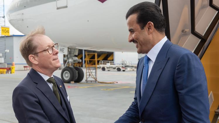 جانب من استقبال سمو الأمير