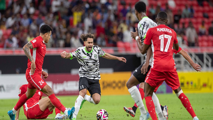 جانب من المباراة