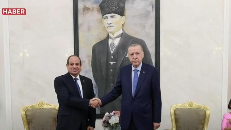 الرئيسان التركي والمصري