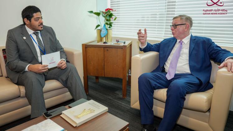 ألكسندر زويف في حديثه إلى وكالة الأنباء القطرية