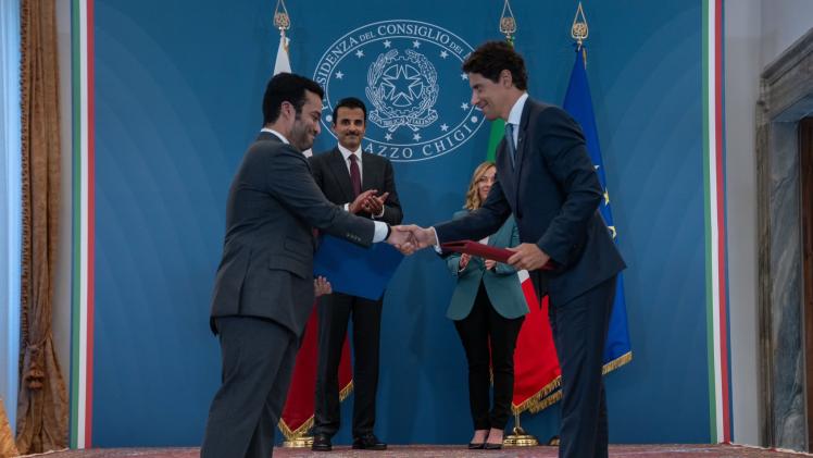 جانب من تبادل مذكرات التفاهم