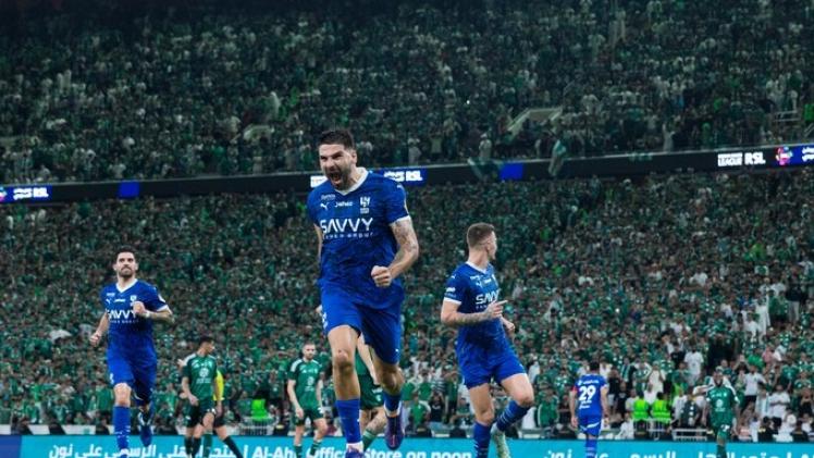 مباراة سابقة لفريق الهلال