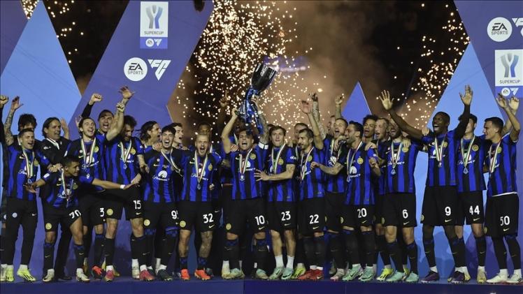 تتويج إنتر ميلان بلقب كأس السوبر الإيطالي
