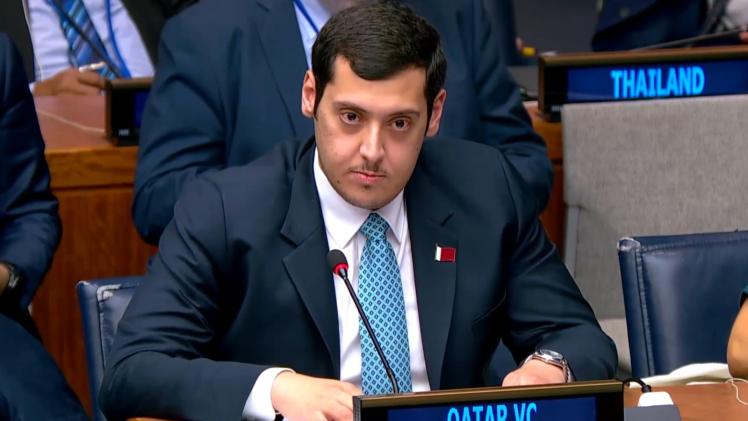 الشيخ عبد الرحمن بن عبد العزيز آل ثاني سكرتير ثاني بالوفد الدائم لدولة قطر لدى الأمم المتحدة