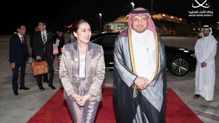 جانب من مراسم المغادرة