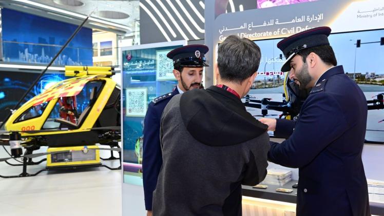 جانب من جناح "الداخلية" بالمعرض