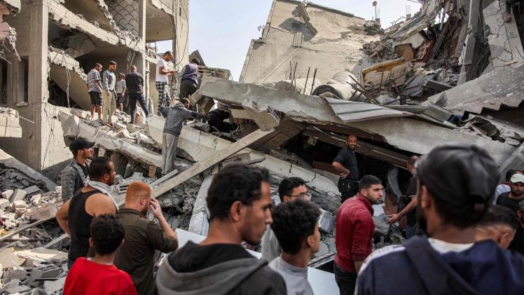 آثار القصف الإسرائيلي علي قطاع غزة - صورة أرشيفية