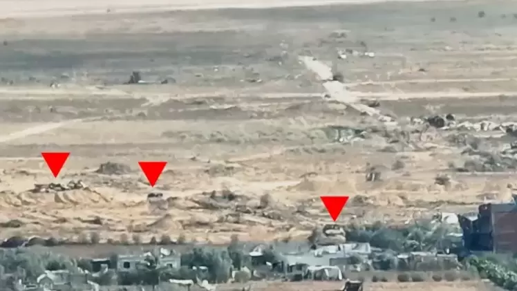 لقطة من فيديو الكمين الذي بثته القسام