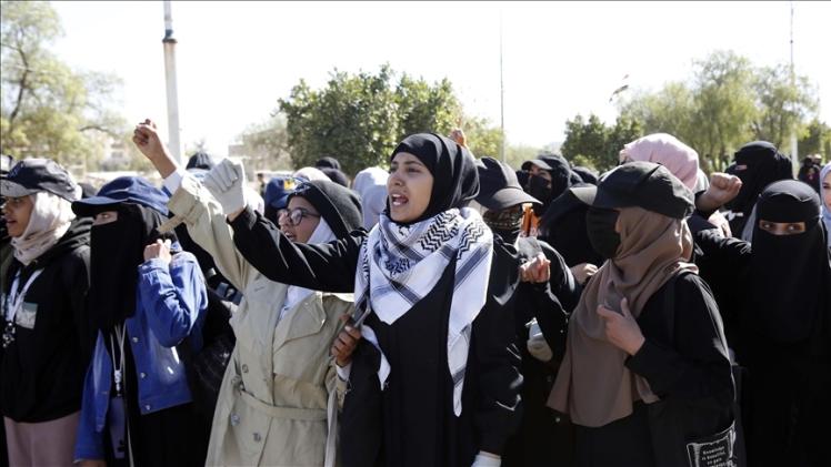 جانب من المظاهرات