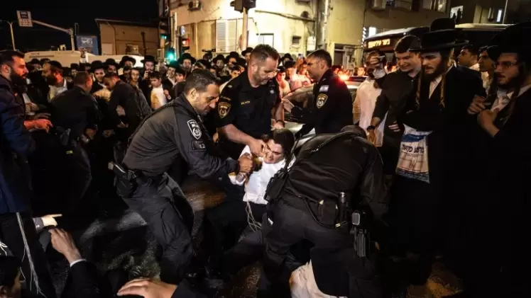 اشتباكات عنيفة بين الشرطة الإسرائيلية والحريديم