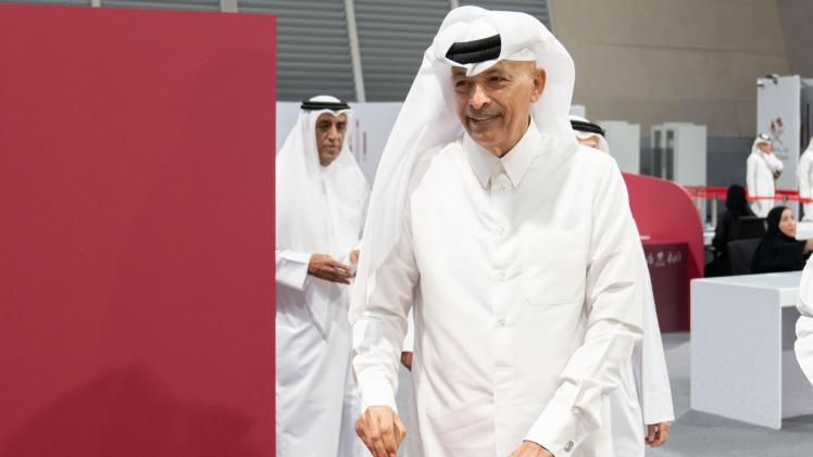 سعادة رئيس مجلس الشورى يدلي بصوته