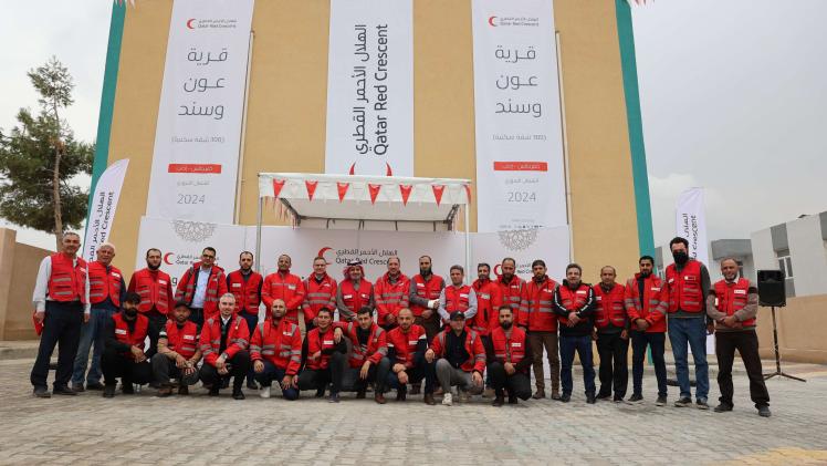 جانب من افتتاح القرى