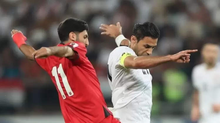 مباراة سابقة بين العراق وعمان