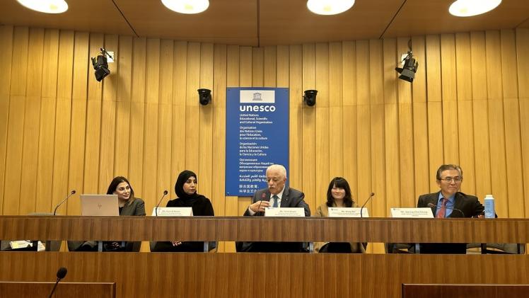 جانب من المشاركة القطرية بالمنتدى