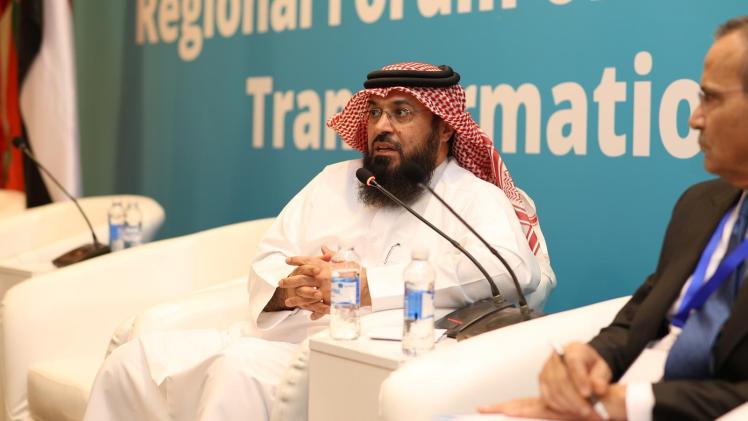 جانب من المشاركة القطرية في المنتدى