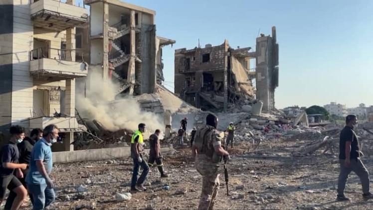 آثار عدوان الاحتلال الإسرائيلي على لبنان - صورة أرشيفية