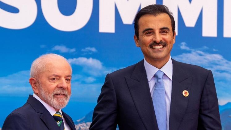 سمو الأمير ورئيس البرازيل