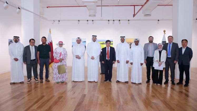 جانب من افتتاح المعرض