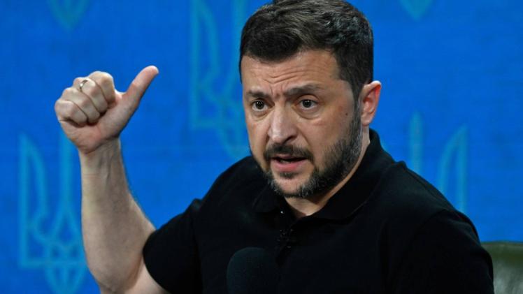 الرئيس الأوكراني فولوديمير زيلينسكي