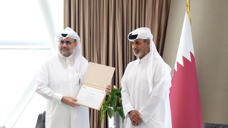 جانب من تكريم الفائزين