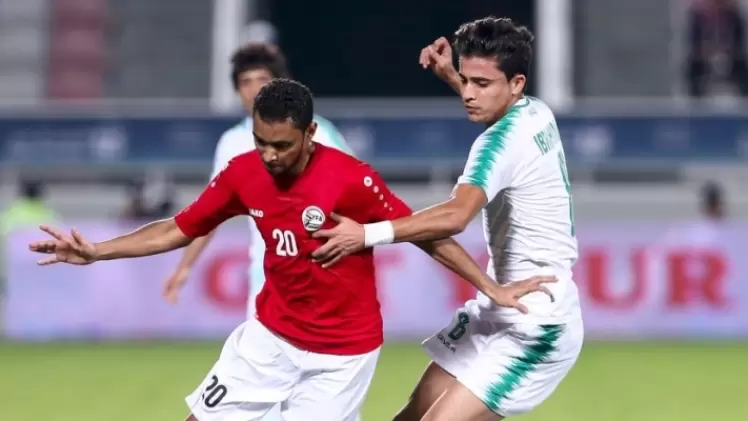مباراة سابقة بين العراق واليمن