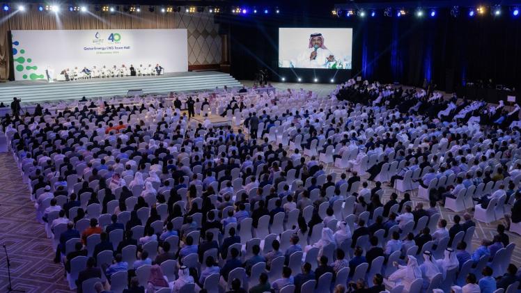 جانب من الاجتماع السنوي للموظفين